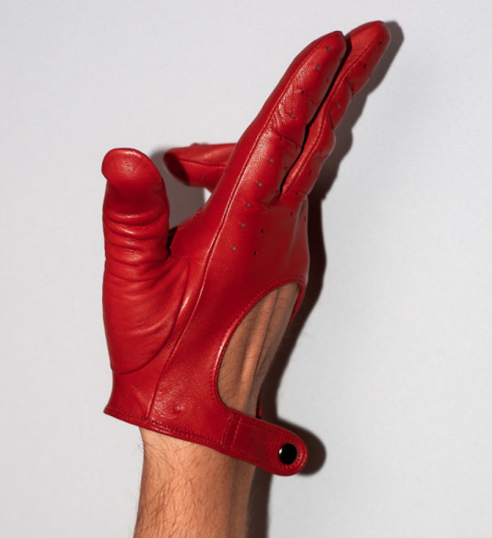 Рукавички TO BE ACCESSORIES Forceful & Assertive red