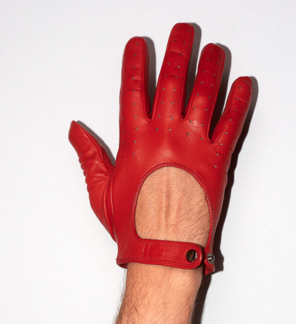 Рукавички TO BE ACCESSORIES Forceful & Assertive red