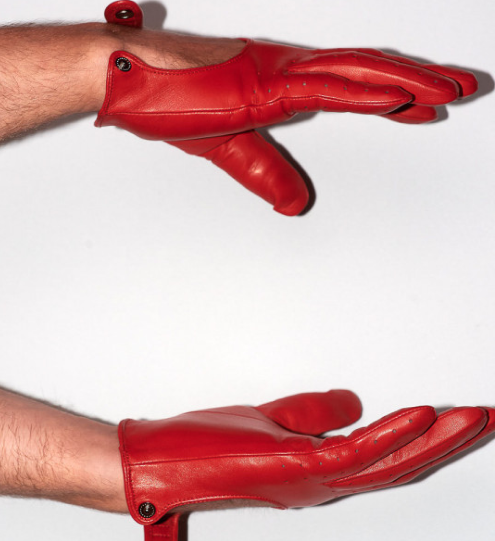 Рукавички TO BE ACCESSORIES Forceful & Assertive red