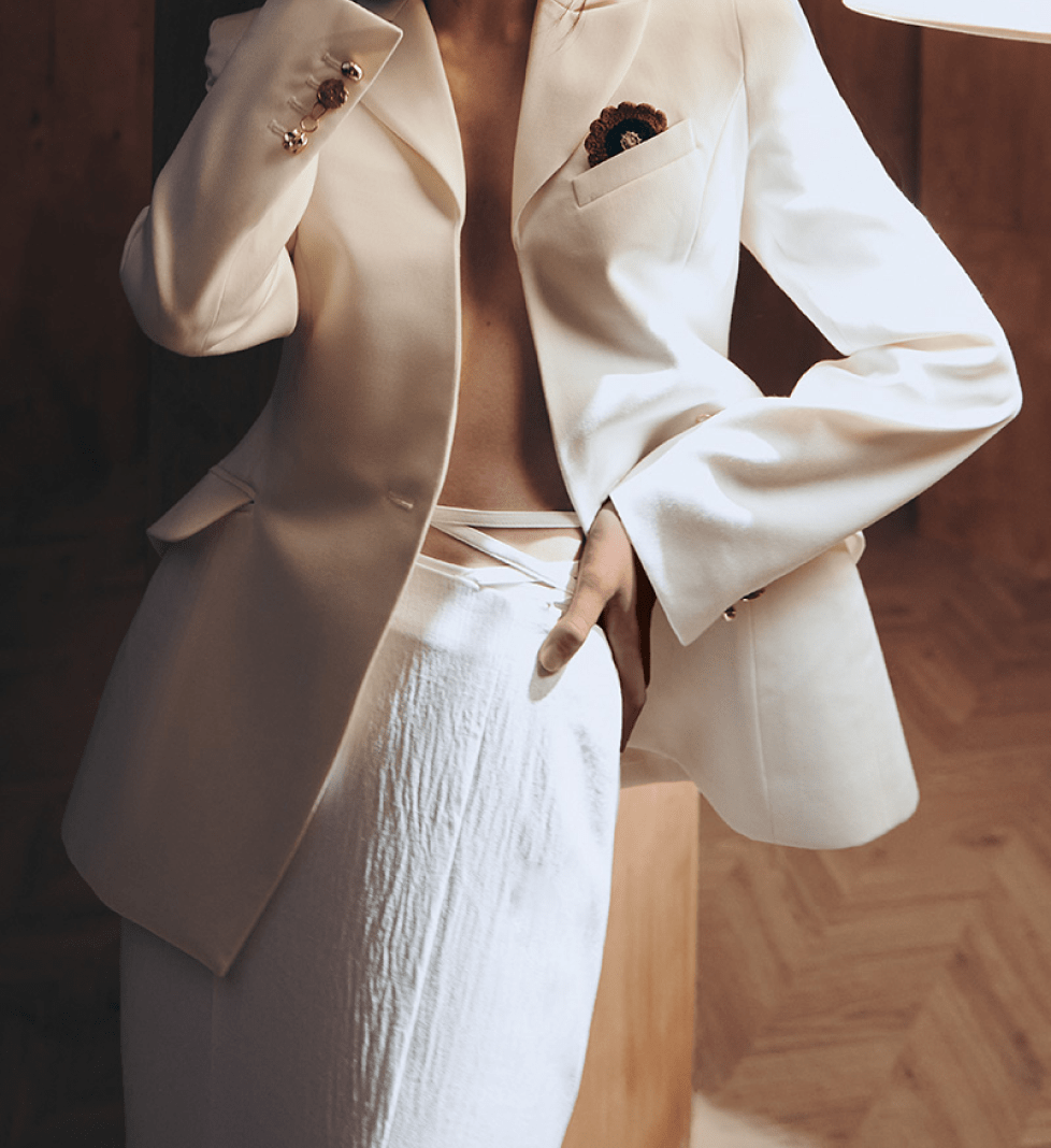 Спідниця TONiA максі Godet milk