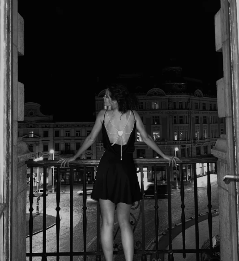 Міні-сукня KRISTINA LAPTSO gothic heart black