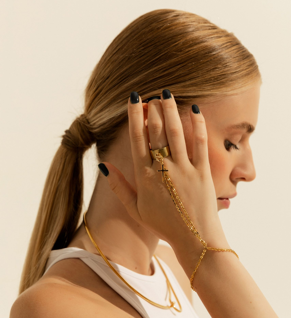 Браслет Grains De Verre ELSA Gold