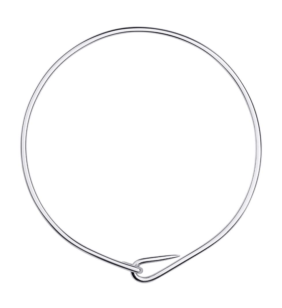 Намисто Grains De Verre "LOOP" Silver