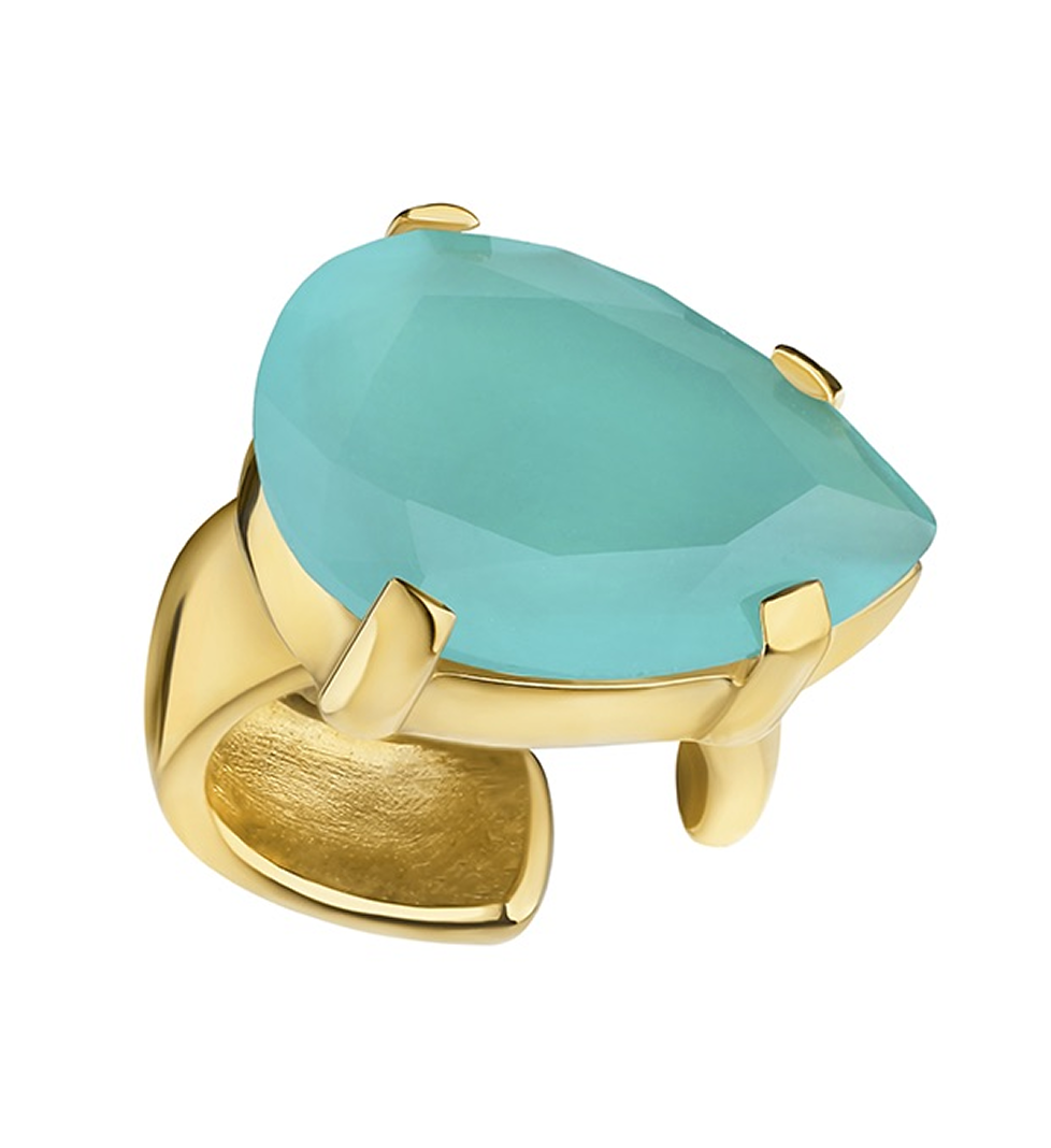 Каф Grains De Verre "RADIANCE" Azure Blue Golden