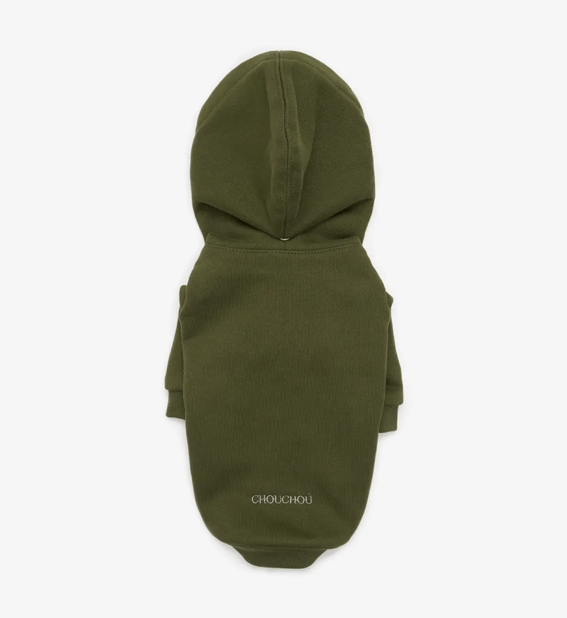 Худі CHOUCHOU для собак оливковий