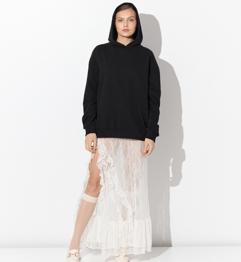 Худі ZIGZAG Крила Black