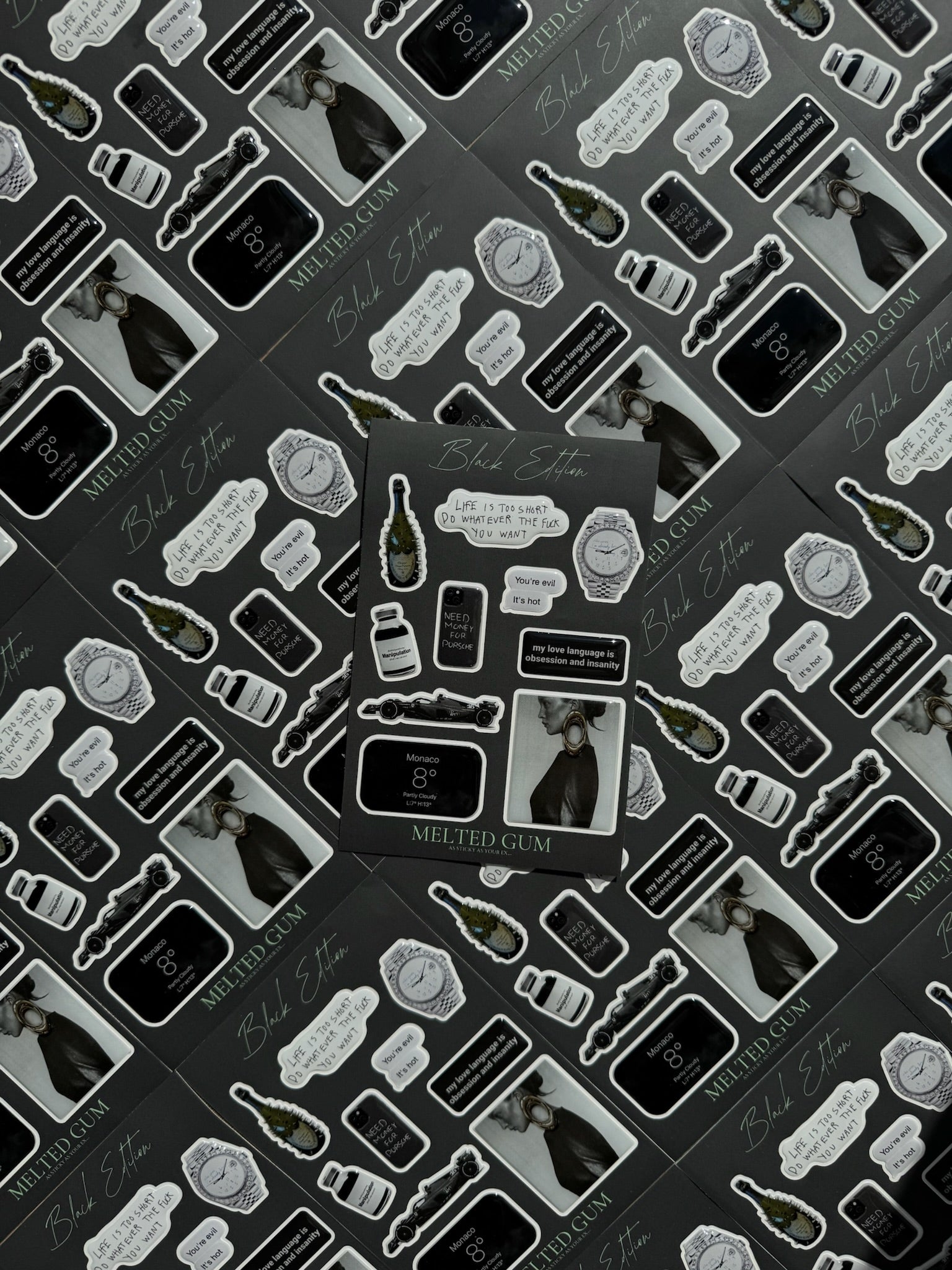 Sticker pack Black Edition