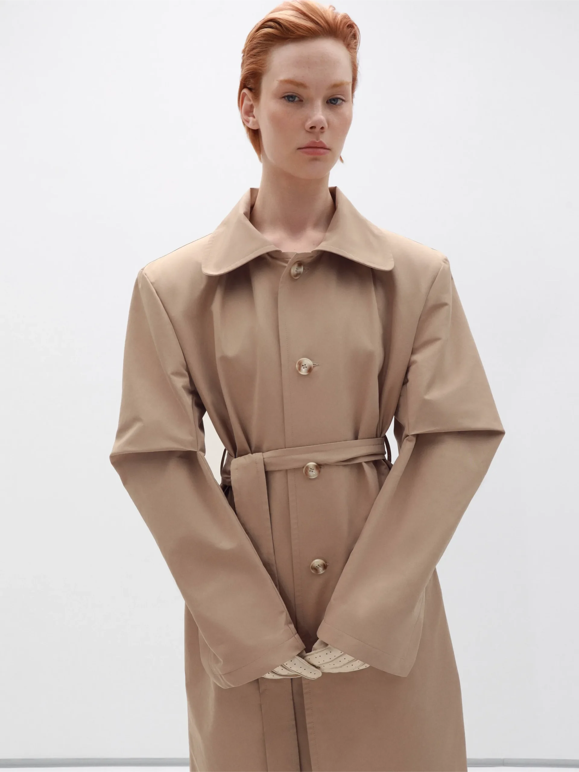 Classic trench coat with belt