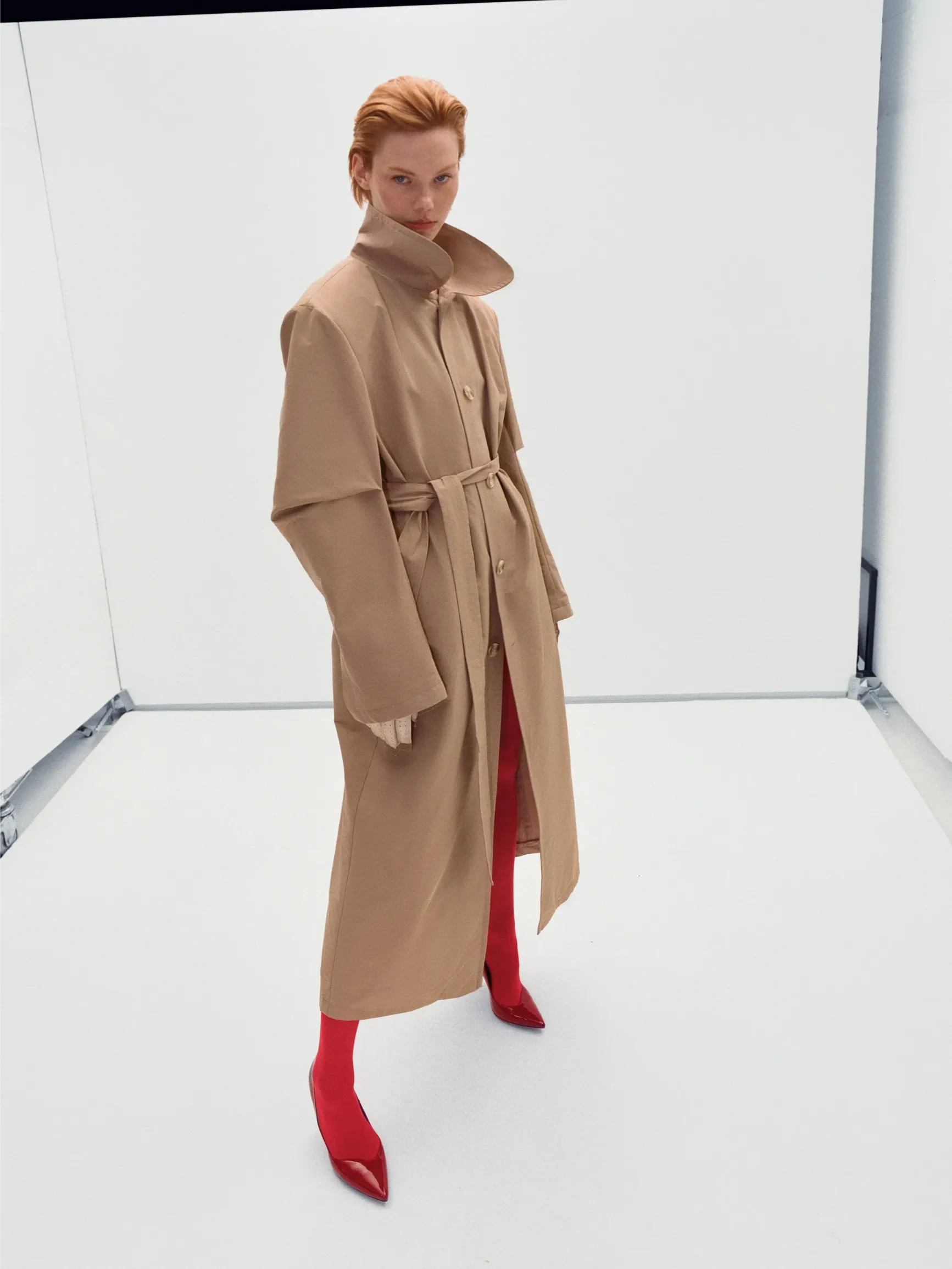 Classic trench coat with belt