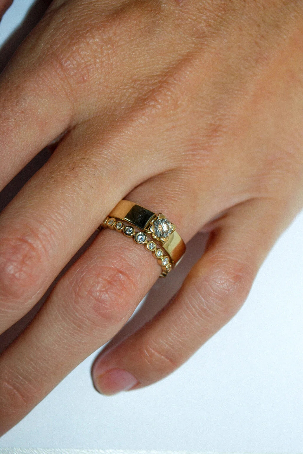 Mix ring w.Diamond