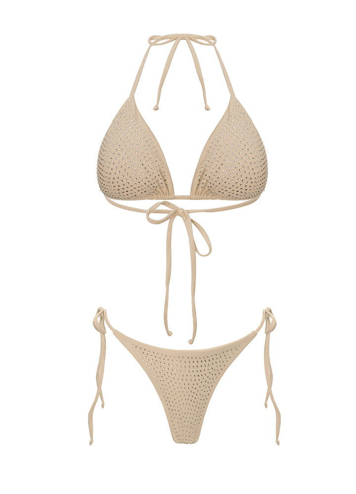 ZIGZAG Classic two-piece swimsuit burgundy