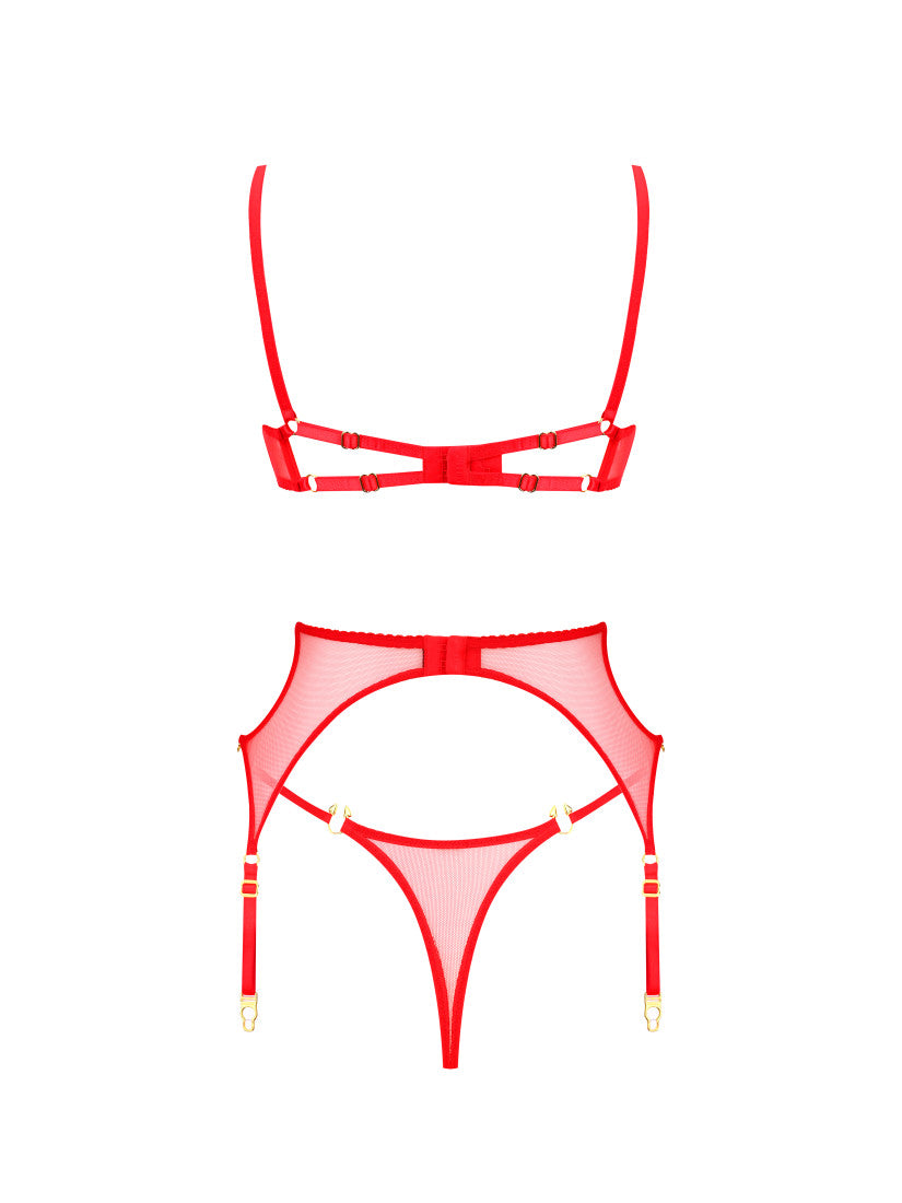 PIRSING RED WITH BELT