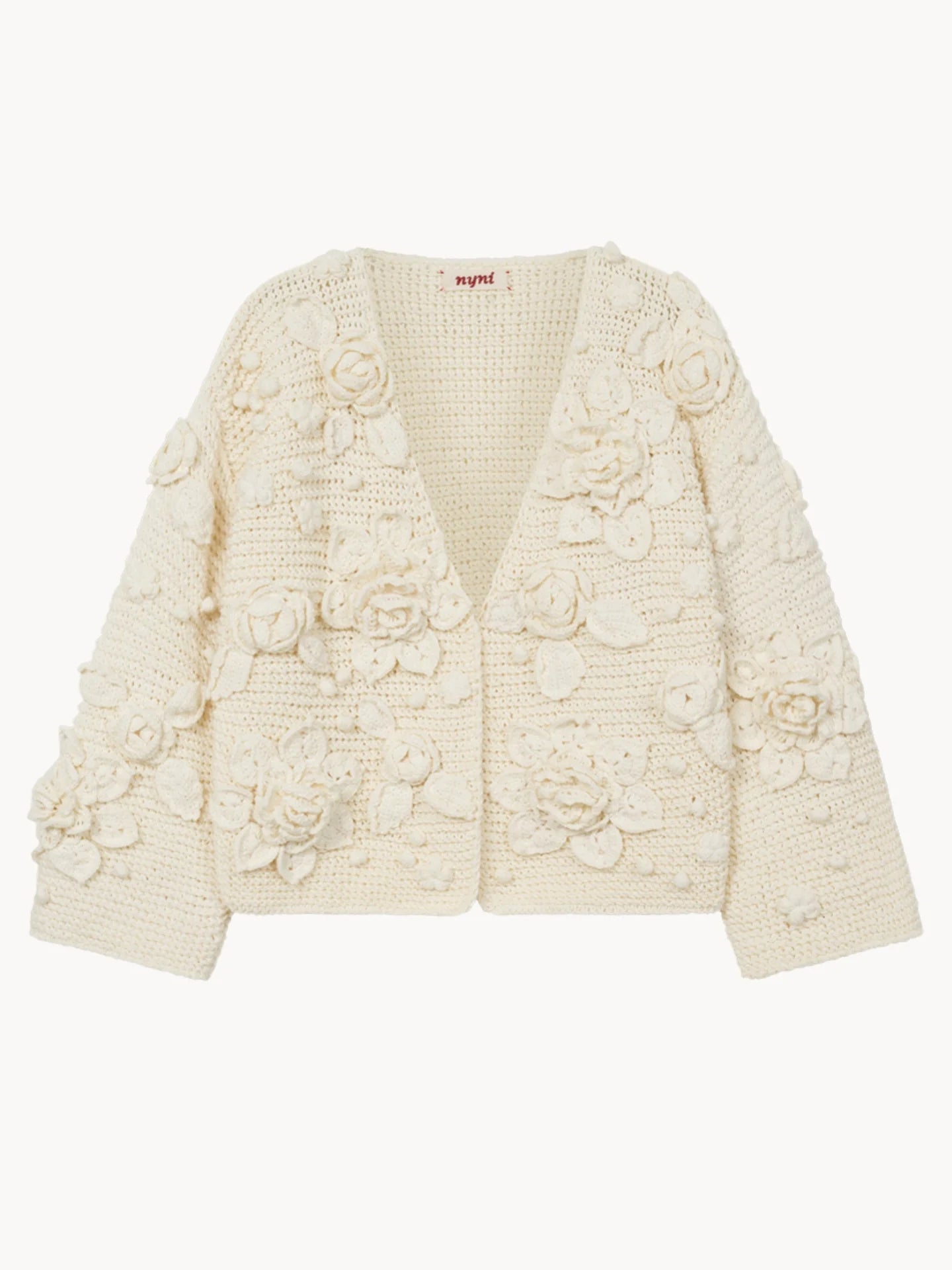 Flowers cardigan – handmade