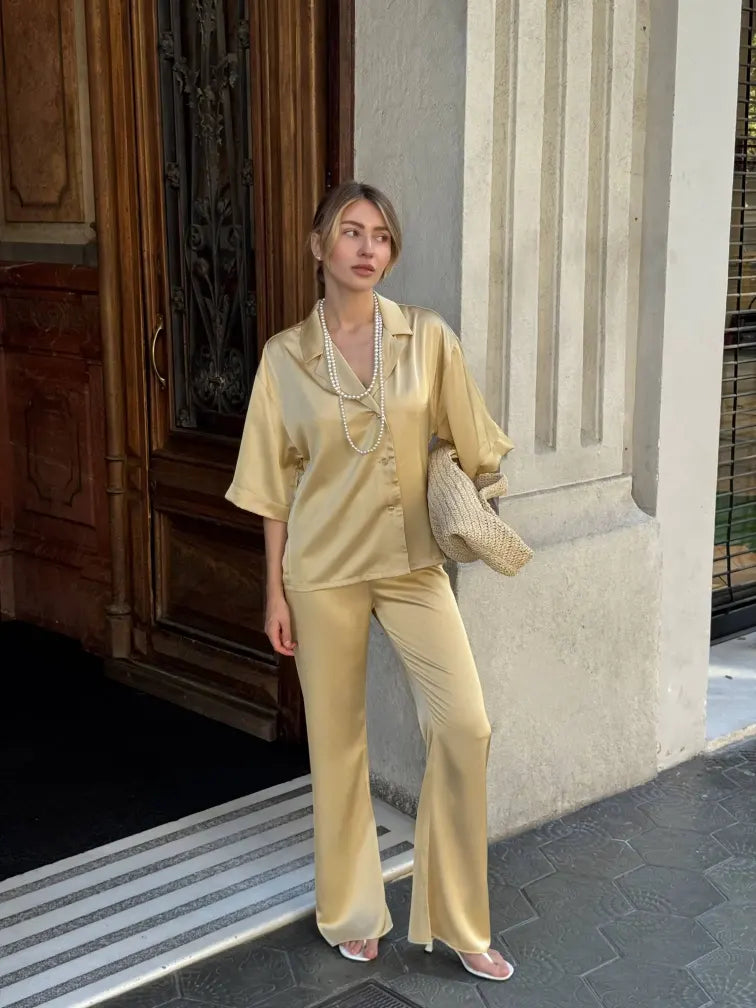 Satin pants