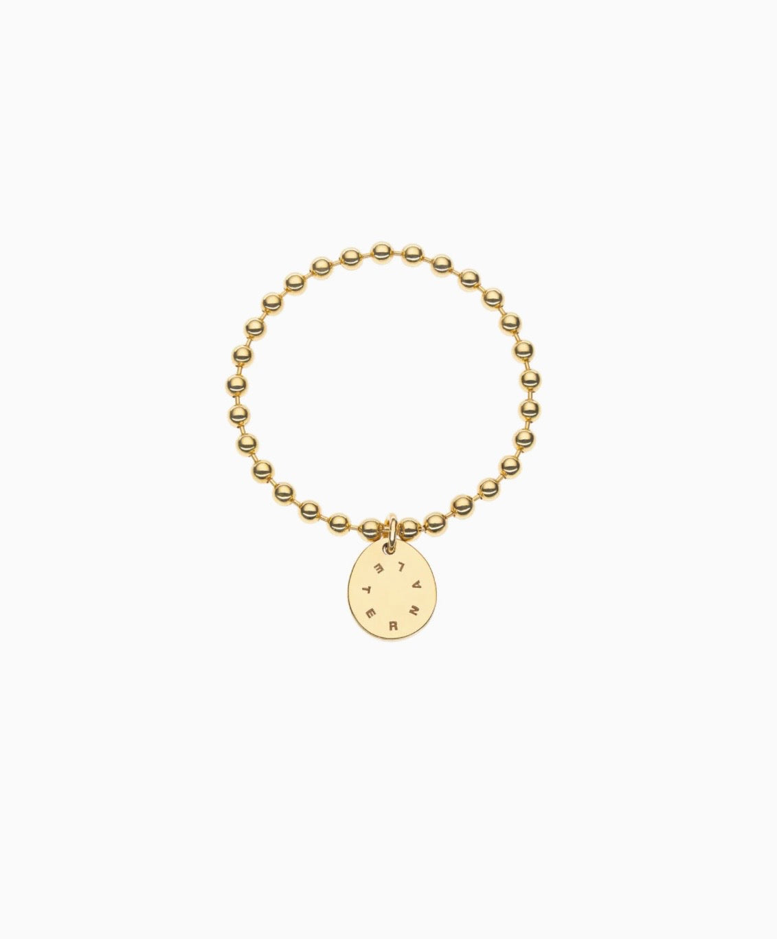 Club ring, yellow gold