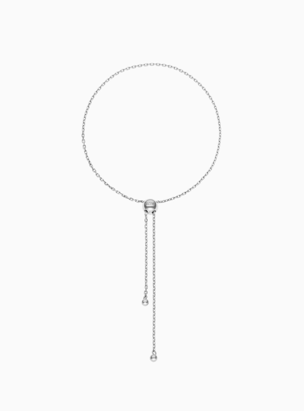 Bracelet, arc with chain and balls, yellow gold