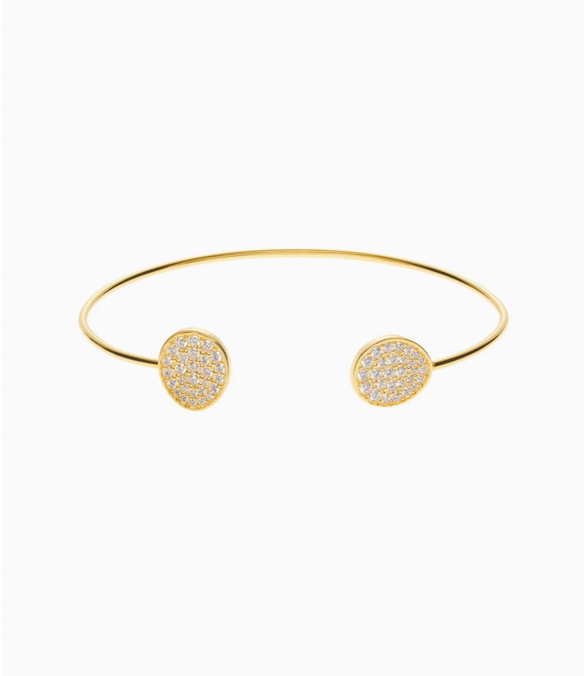 Bracelet, clubs with diamonds, white gold