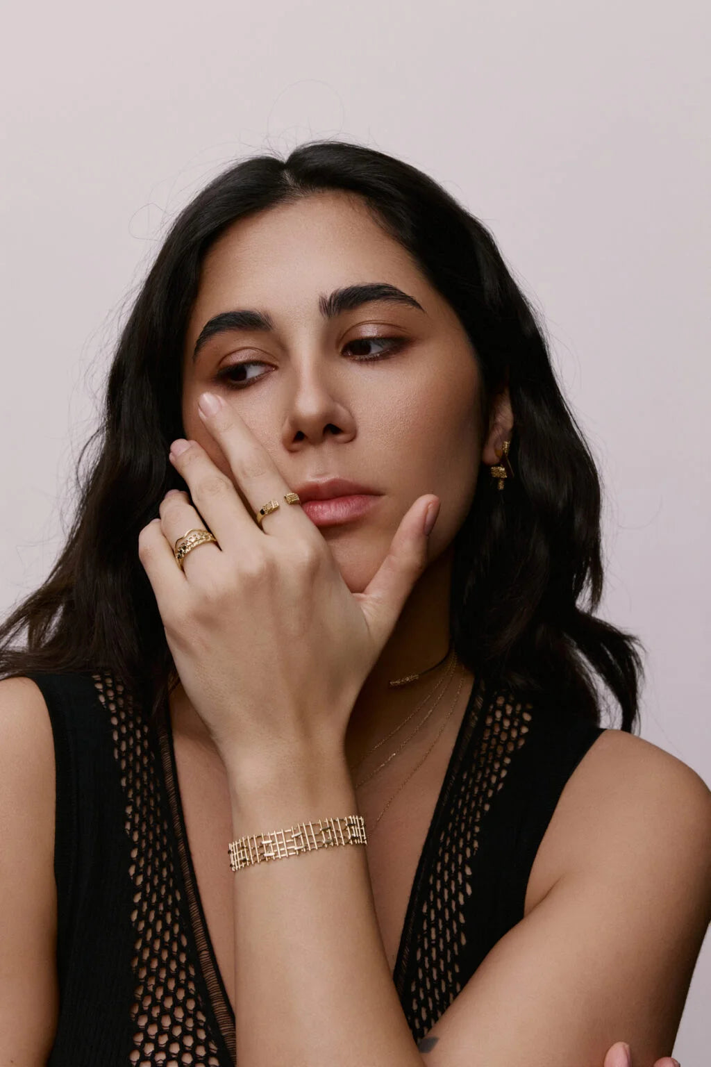 Golden Rope Ring