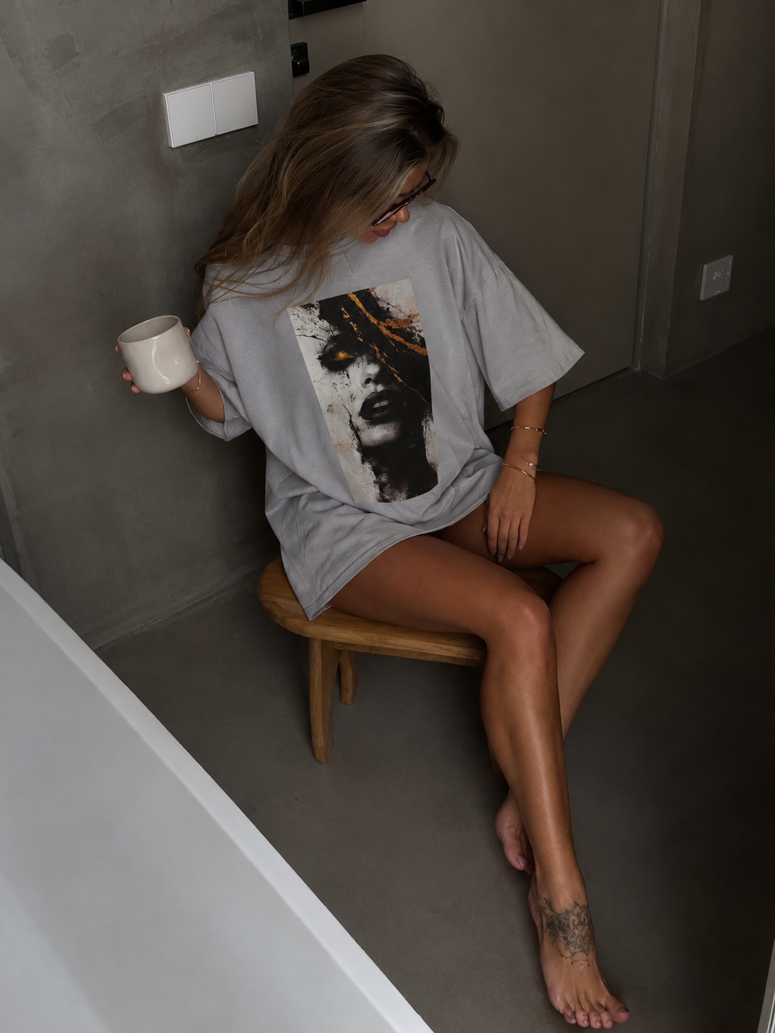 Футболка oversize «Face»