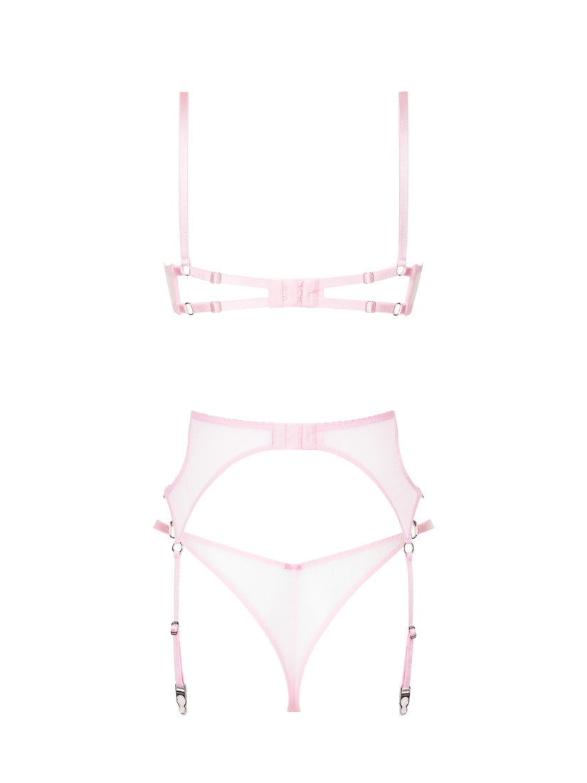 PINK SILVER PIERCING WITH BELT