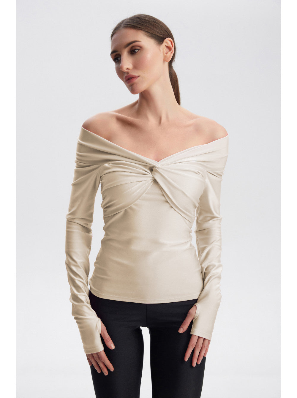 LA MARE Black top Mila