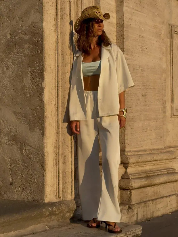 Satin pants