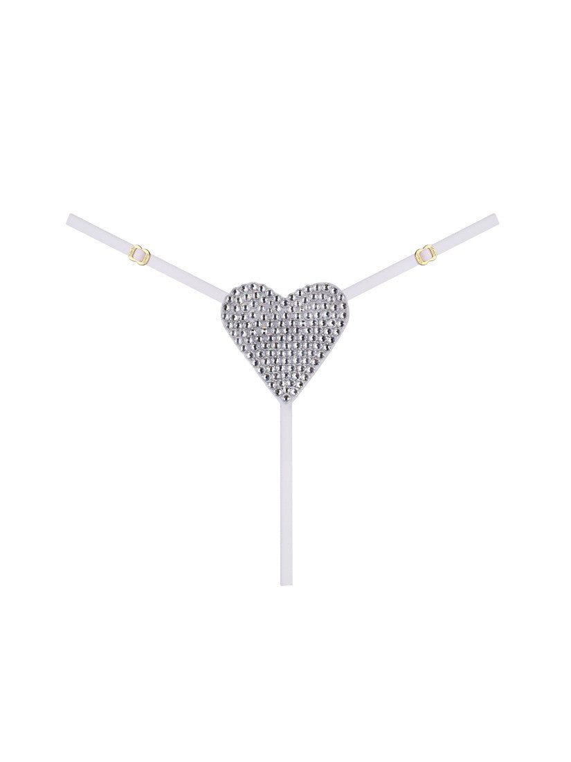 Стрінги Cristal Love White 1