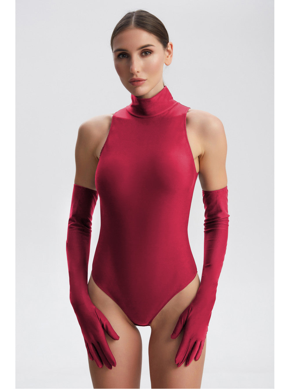 LA MARE bodysuit burgundy Camila