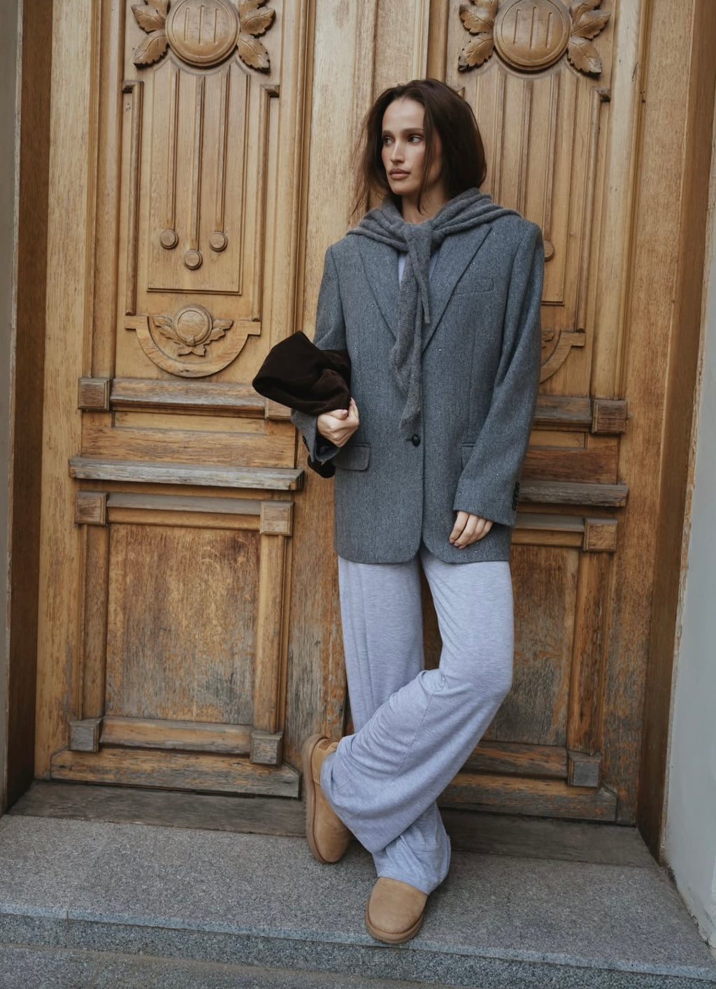 Жакет із твіду GREY