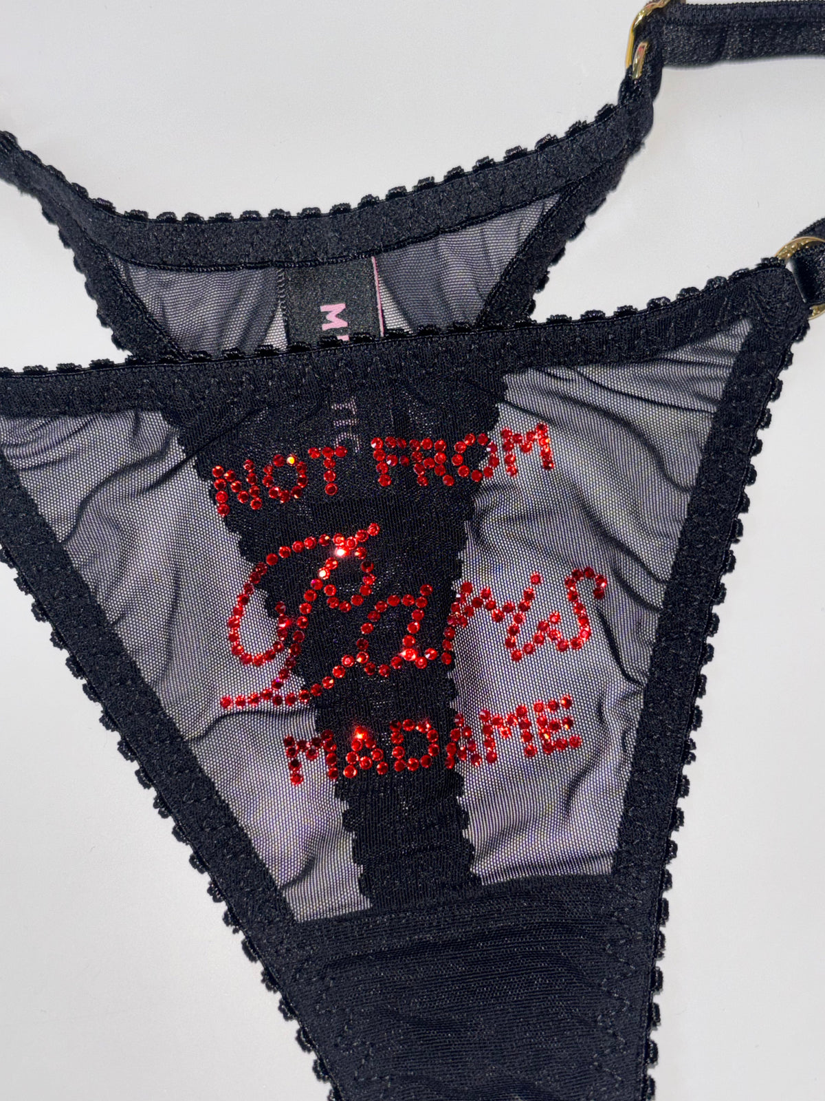 Трусики Black Not from Paris Madame Red - фото 1