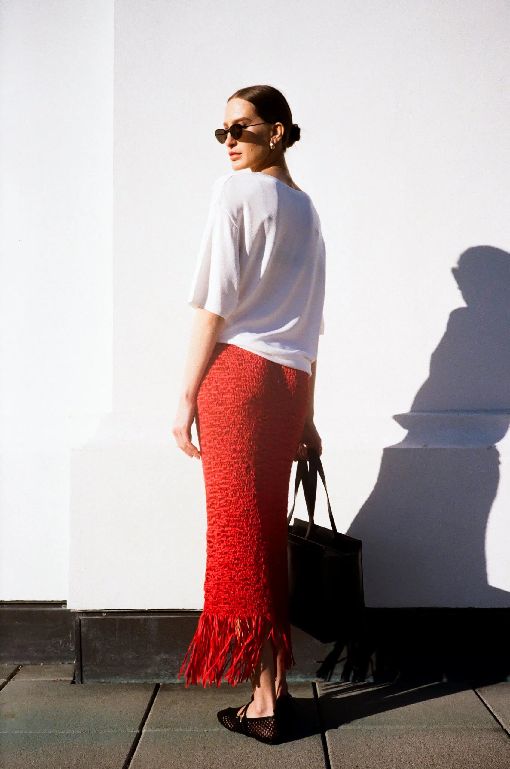 Трикотажная бежевая футболка Katerina Kvit из вискозы