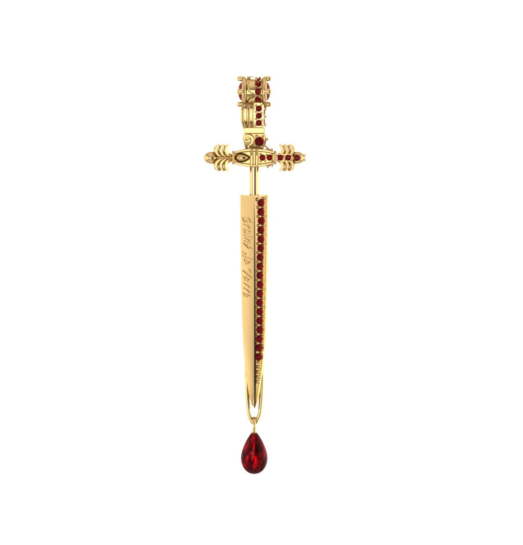 "PASSION BLADE" MONO EARRING - фото 1