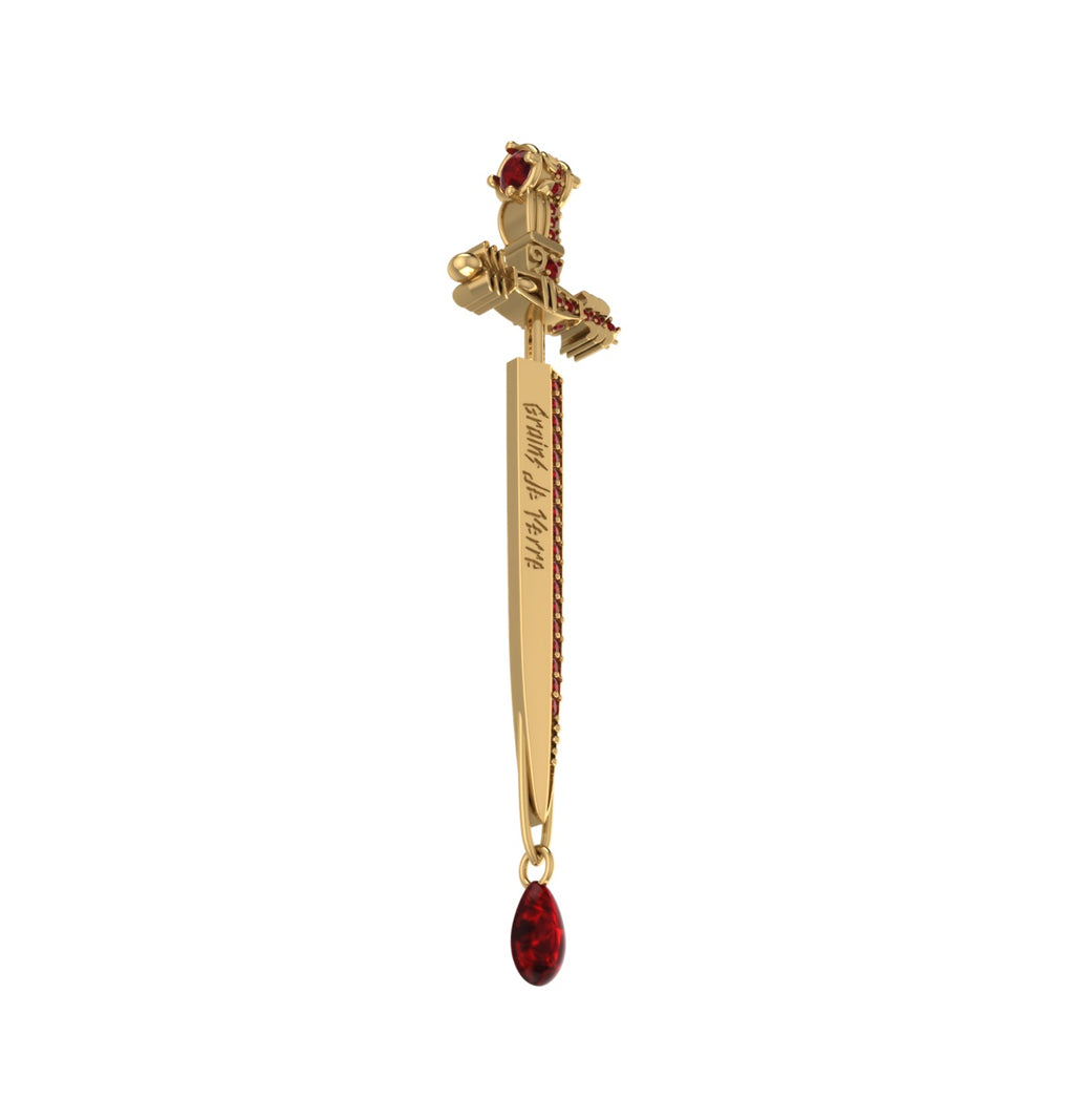 "PASSION BLADE" MONO EARRING - фото 3