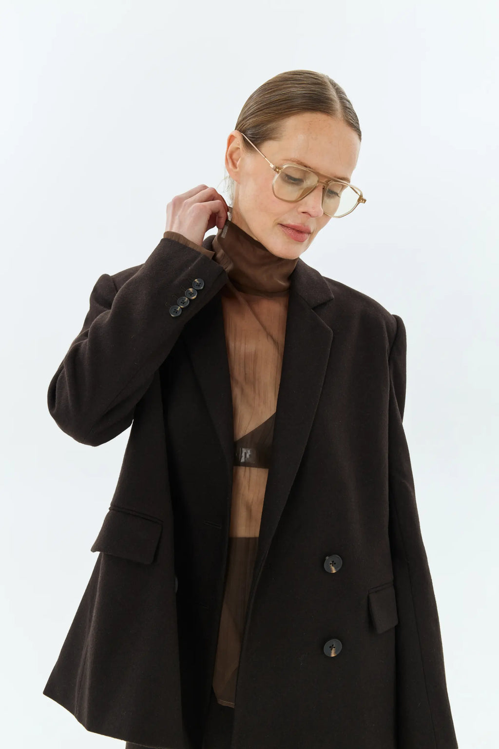 Double-breasted jacket