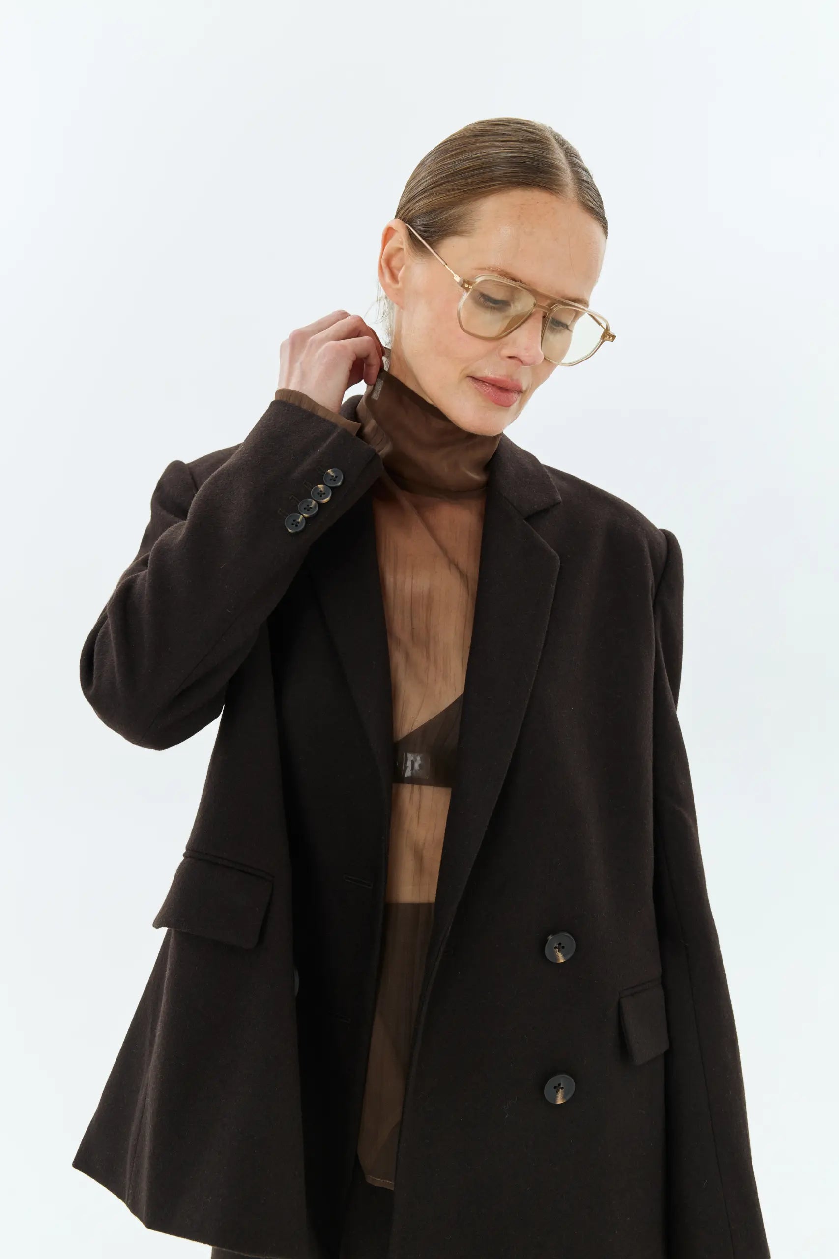 Double-breasted jacket
