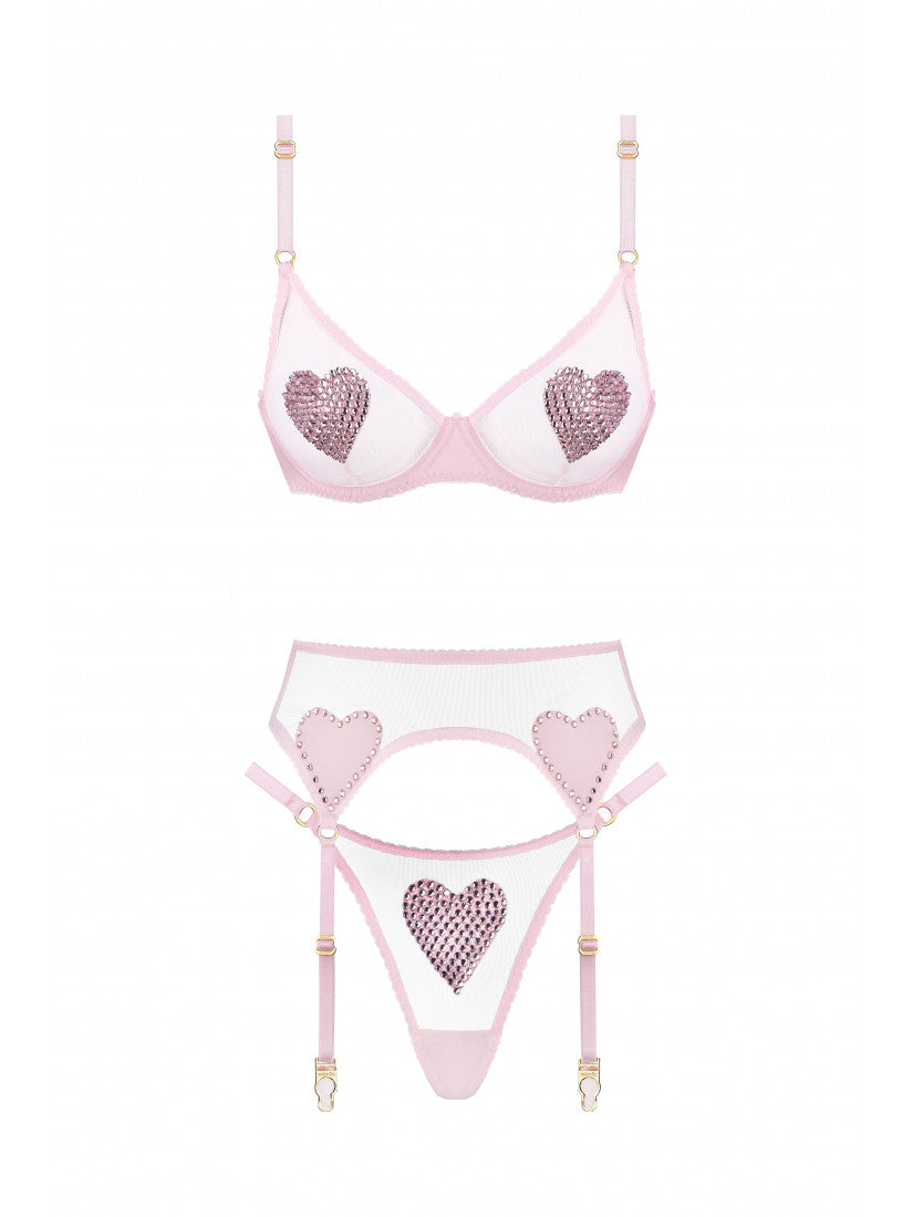 LOVE PINK CRISTAL PINK WITH BELT