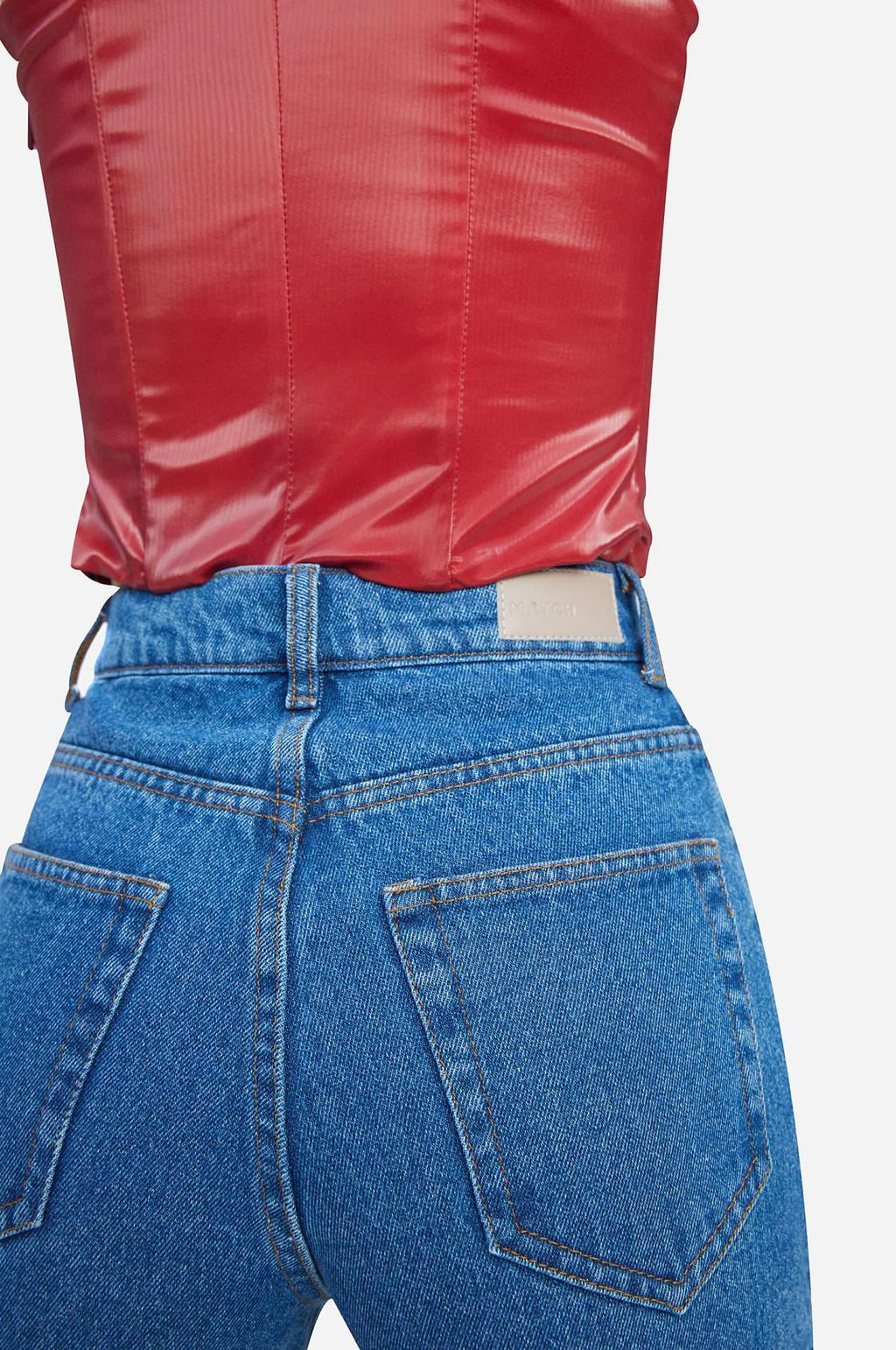 Blue Flared Jeans - фото 6