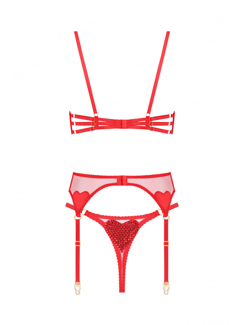 LOVE RED CRISTAL RED WITH BELT