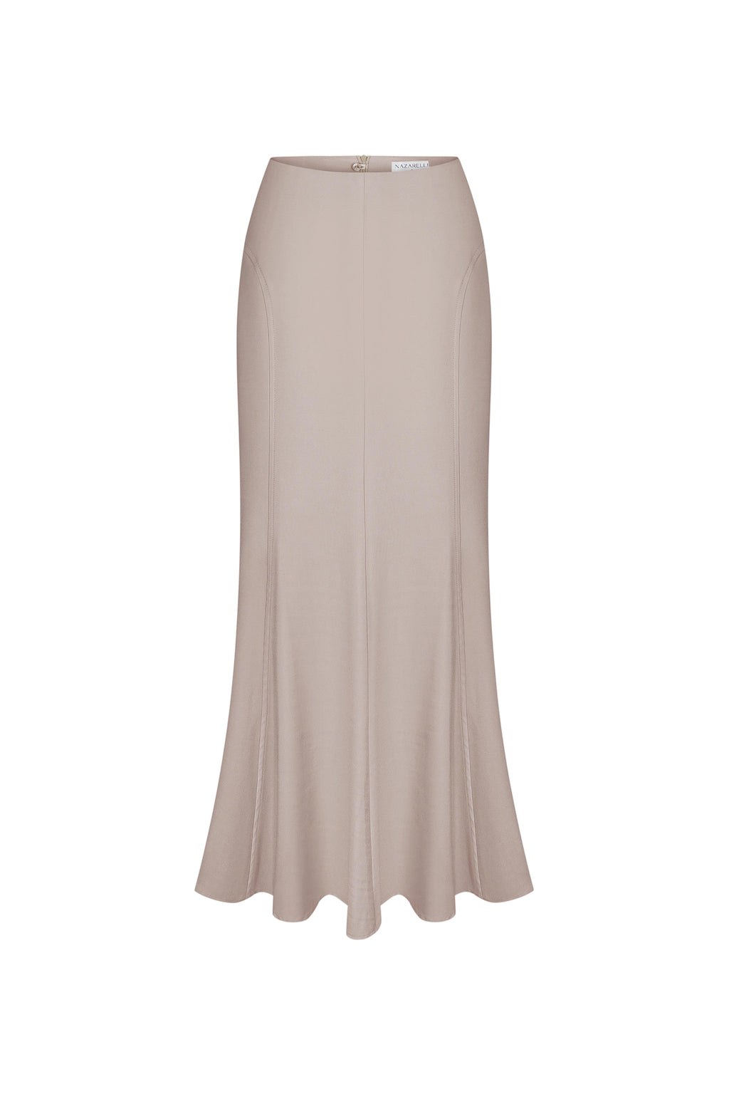Godet skirt suit
