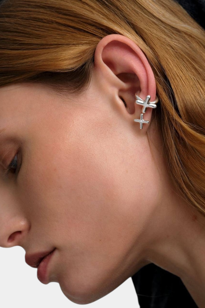 Срібна кафа з хрестиком