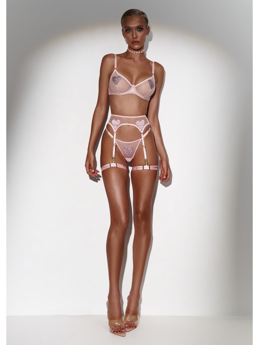 LOVE PINK CRISTAL PINK WITH BELT