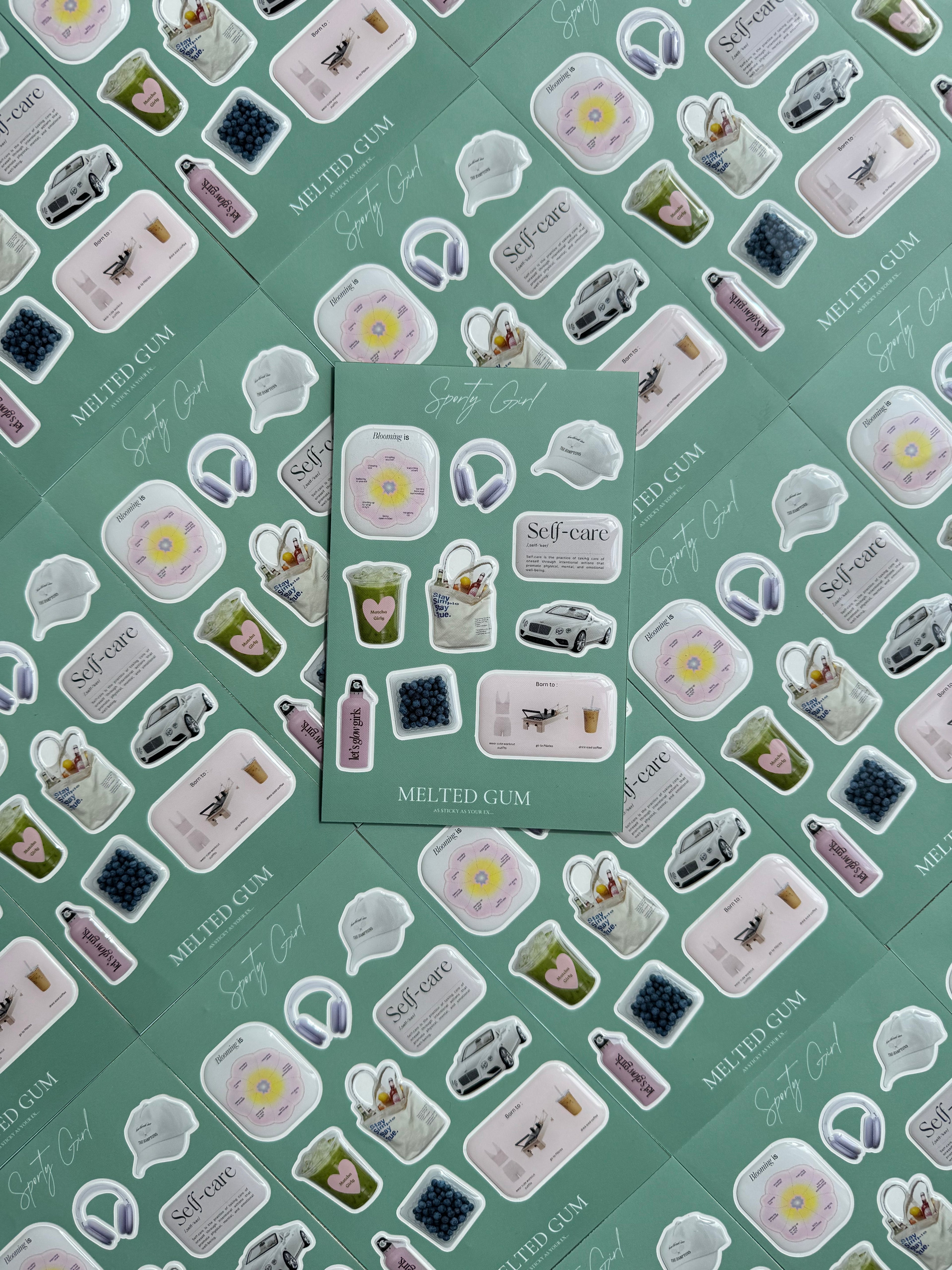 Sporty Girl Sticker Pack