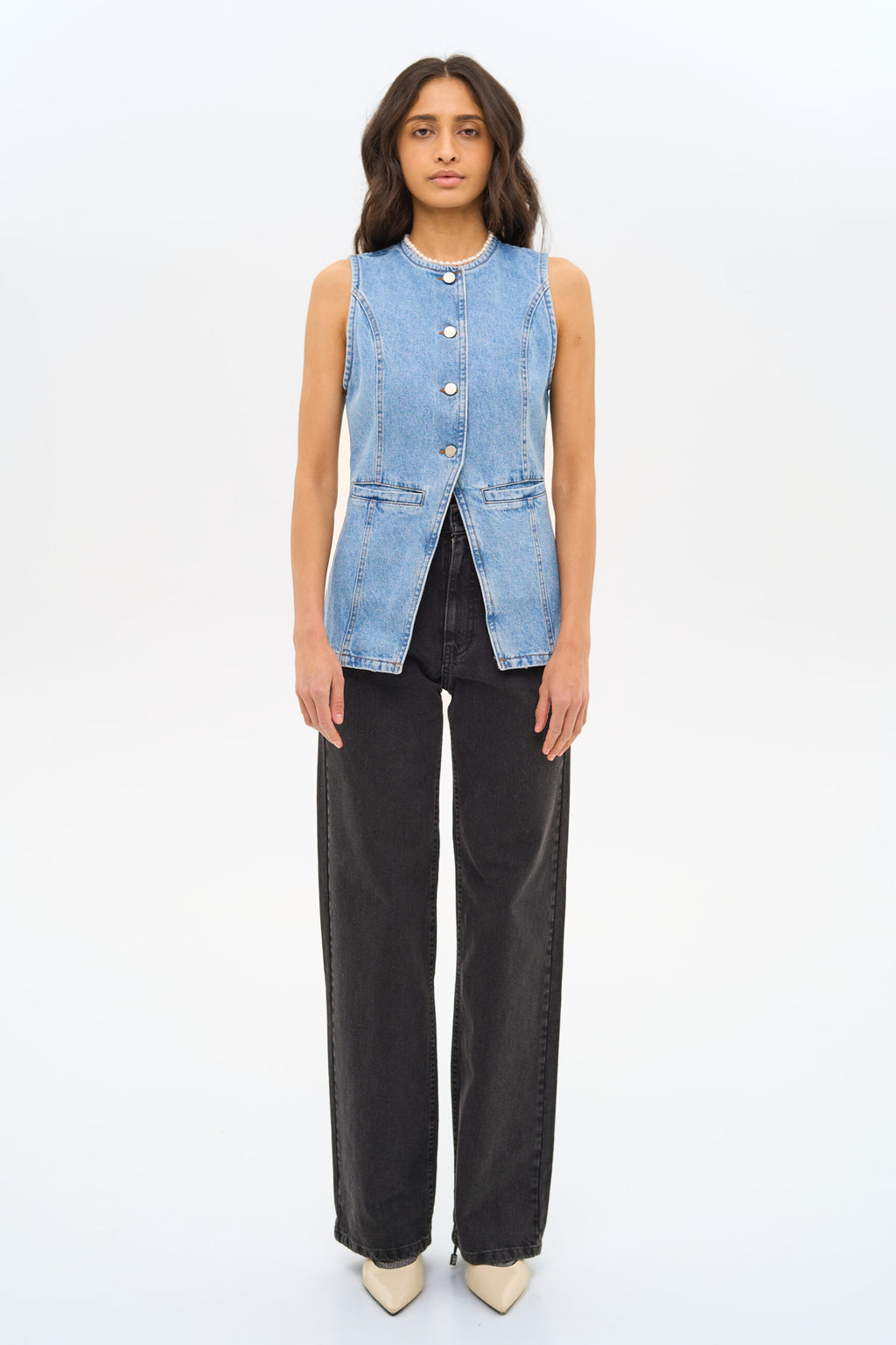 Denim Vest - фото 4