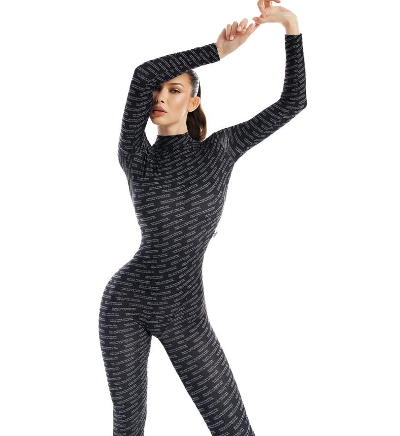 Комбінезон SKINZ Freedom 3.0 Black and White Print