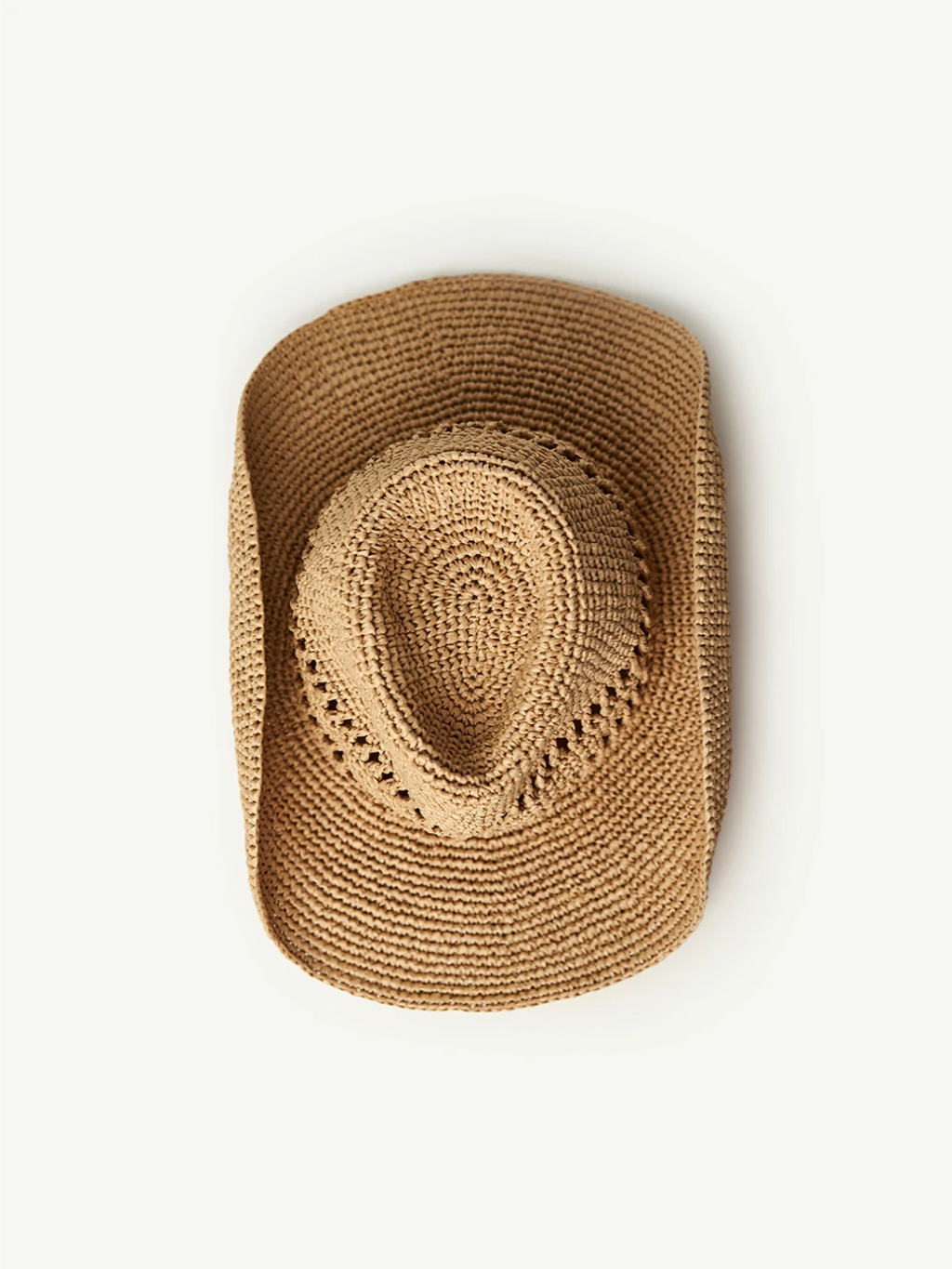 Капелюх Raffia Texas – Світла солома