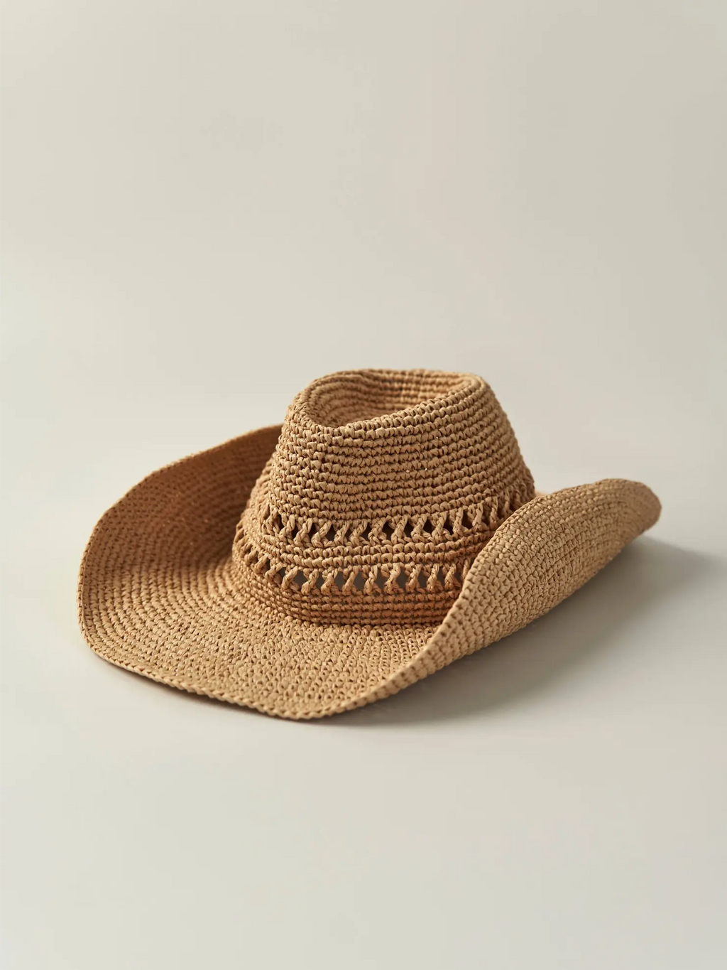 Капелюх Raffia Texas – Світла солома