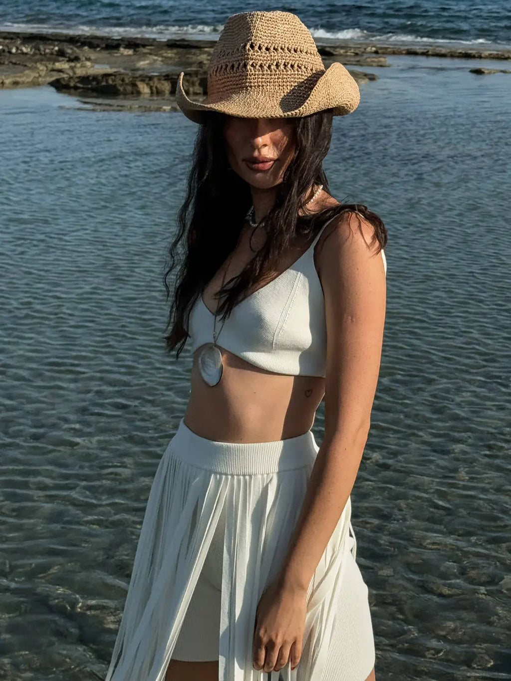 Капелюх Raffia Texas – Світла солома
