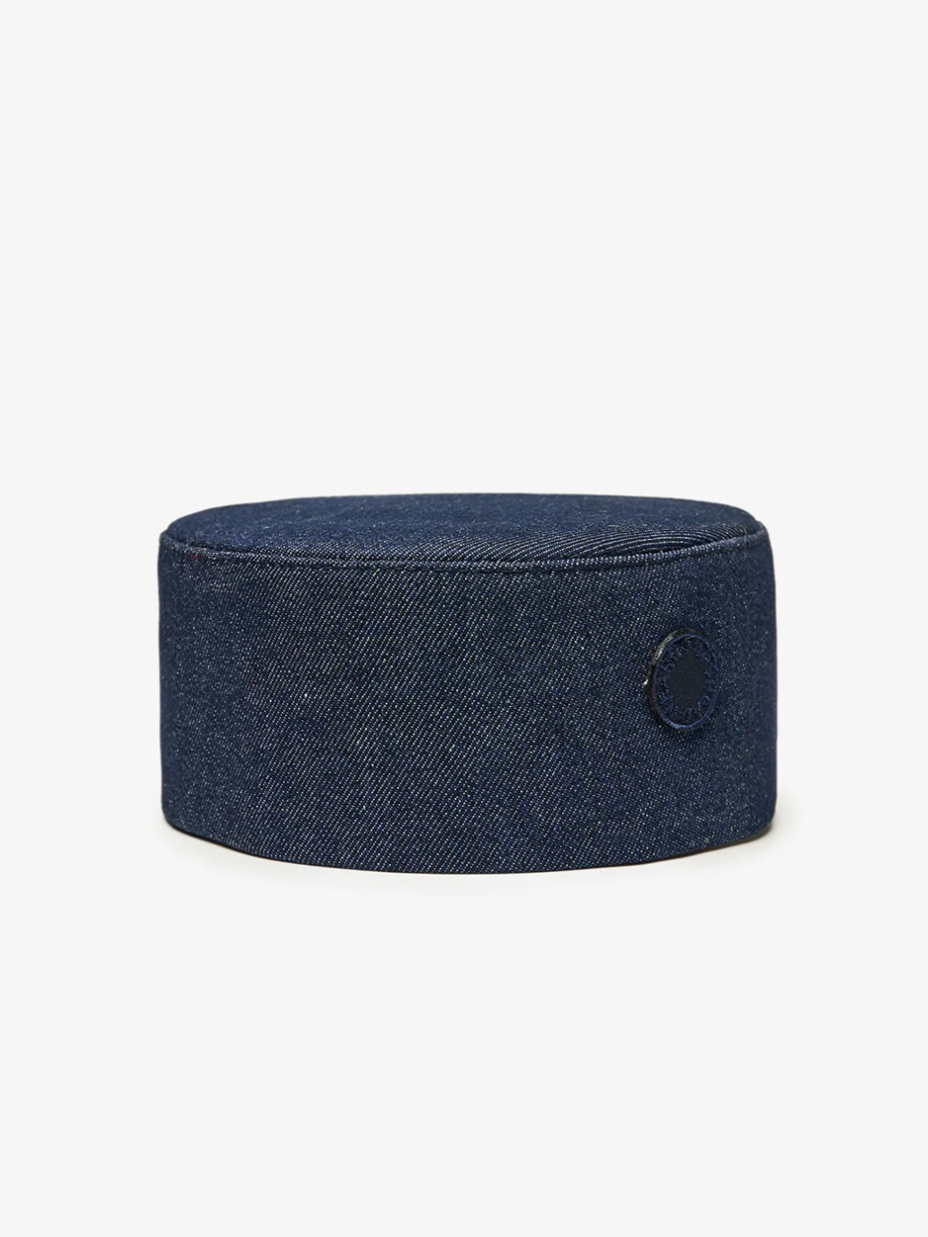 HOOPS fur pillbox hat white