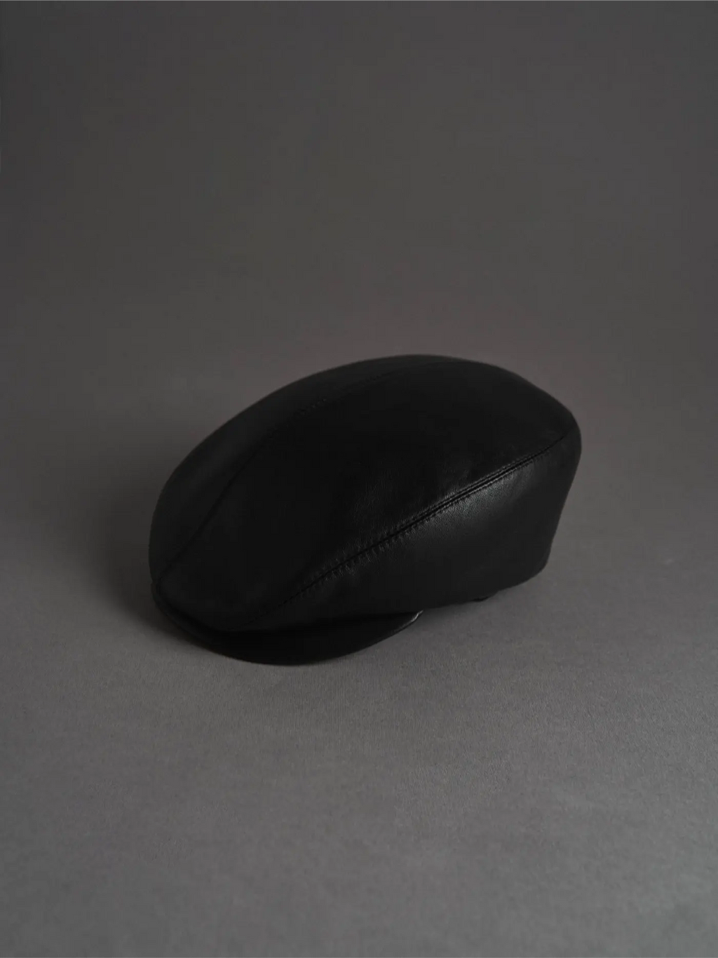 Flat Hat Leather Vintage cap