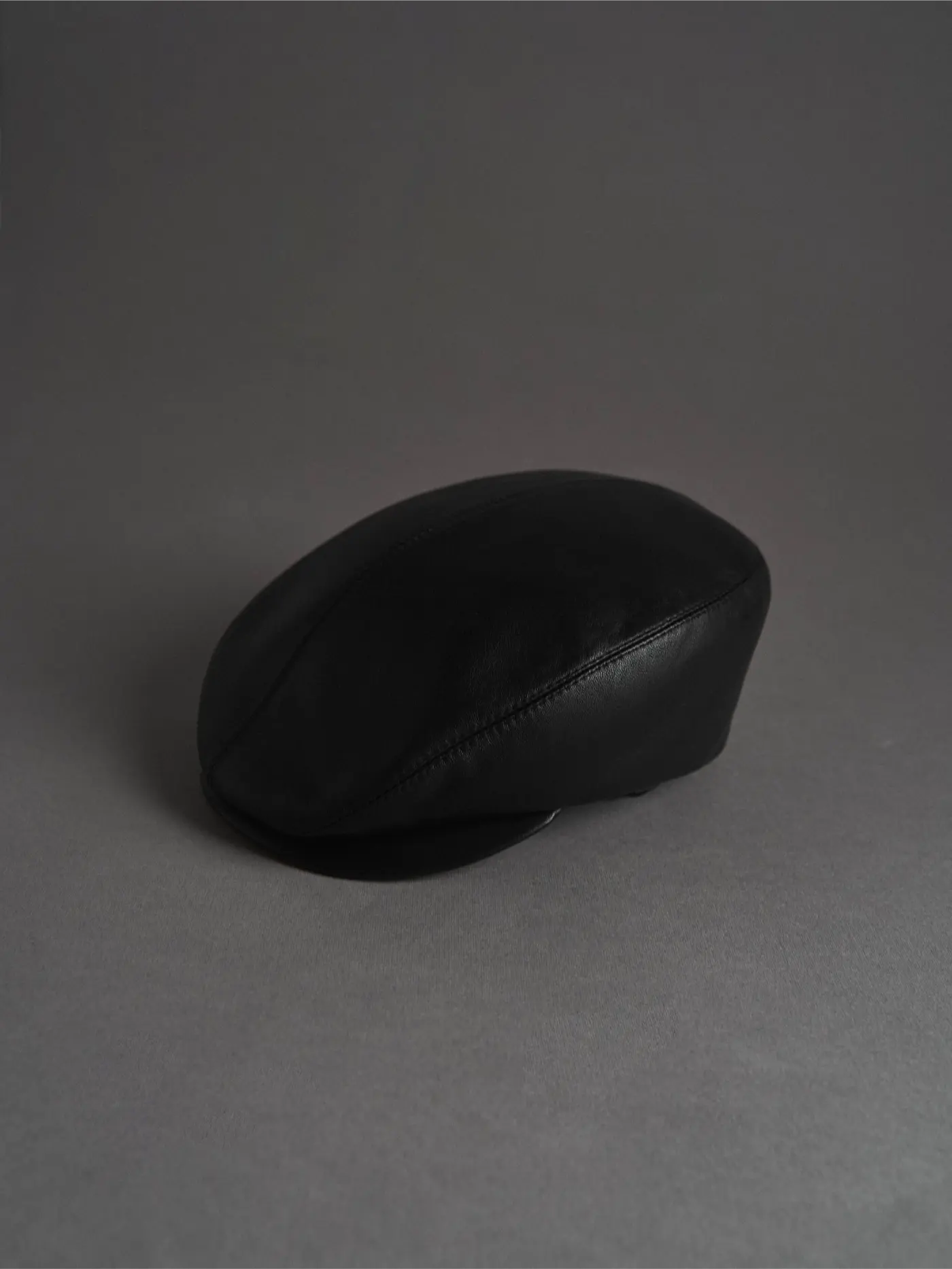 Flat Hat Leather Vintage cap